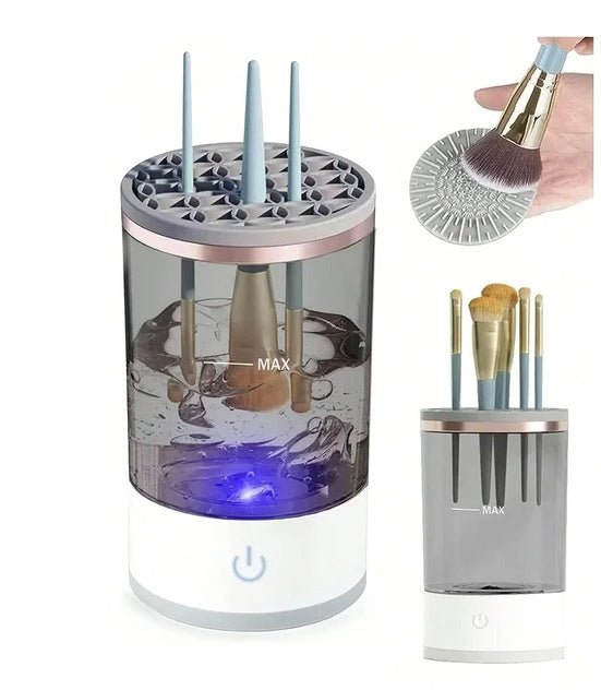 Automatic Brush Cleaner Electric Makeup Brush Cleaning Machine Fast Clean Dryer - B E A U T Y P R E M I U M