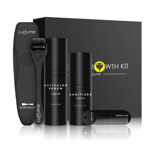 Beard Growth Liquid Beard Care Set - B E A U T Y P R E M I U M