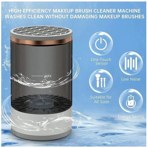 Automatic Brush Cleaner Electric Makeup Brush Cleaning Machine Fast Clean Dryer - B E A U T Y P R E M I U M