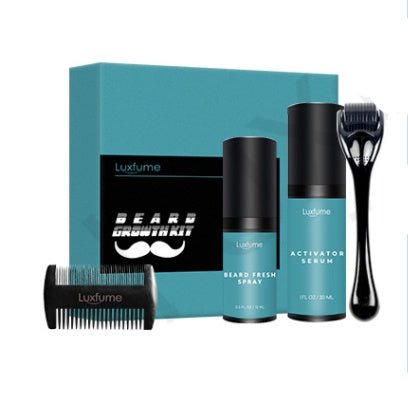 Beard Growth Liquid Beard Care Set - B E A U T Y P R E M I U M
