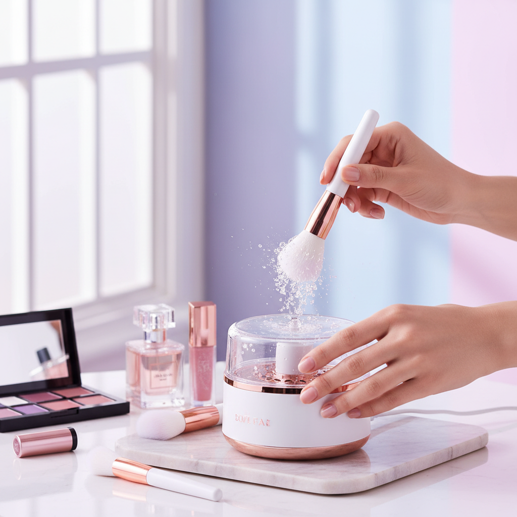 Nettoyeur Électrique Pinceaux – Lifestyle Utilisation