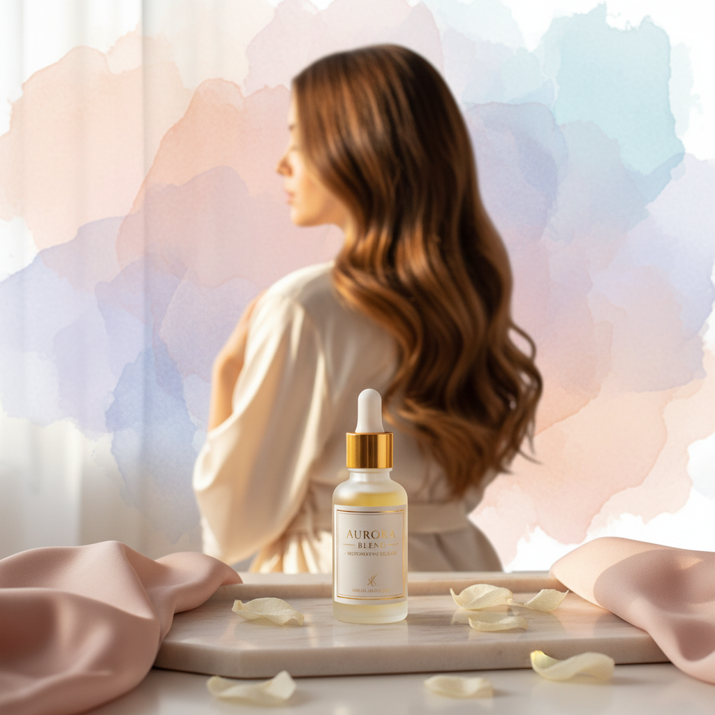 Huile Capillaire Essentielle – Lifestyle Cheveux Brillants
